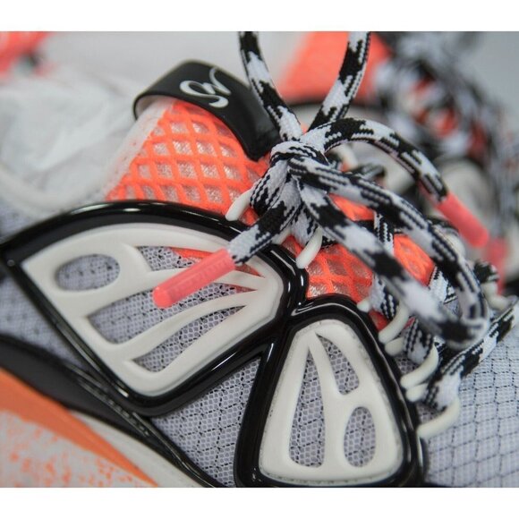 Sophia Webster Fly By Black Orange Neoprene Patent Leather Sneakers Size 37 NIB - Picture 5 of 9